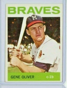 1964 Topps Baseball #316 Gene Oliver - Milwaukee Brewers Catcher / 1st Base - Picture 1 of 2