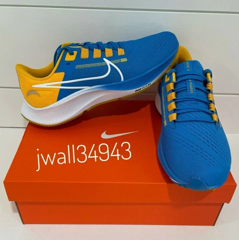 NEW Los Angeles Chargers Nike NFL Air Zoom Pegasus 38 Running Shoe Sneaker Cover