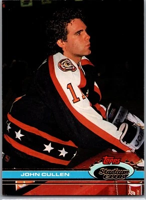 1991-92 Topps Stadium Club  Hockey- #289 John Cullen - Image 1 of 2