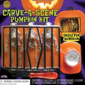 Halloween Pumpkin Carving Kit Skeleton Dungeon Pumpkin Decorations Tools - Picture 1 of 1