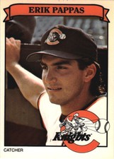 1989 Charlotte Knights Team Issue #12 Erik Pappas