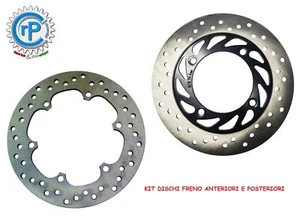 KIT DISCHI FRENO ANTERIORI E POSTERIORI HONDA SILVER WING 600 FJS600 2001 2006 - Picture 1 of 1