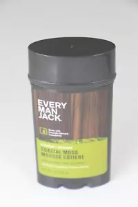 6 PACK Every Man Jack Coastal Moss Men’s Deodorant 3 oz U16 - Picture 1 of 1