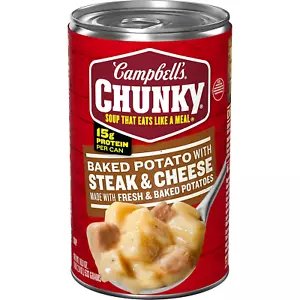 Chunky Baked Potato with Steak and Cheese Soup, 18.8 Oz. Can - Picture 1 of 12