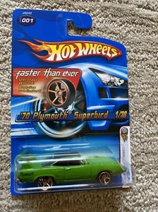 Hot Wheels 1970 PLYMOUTH SUPERBIRD 2006 First Editions #001 FTE Faster Than Ever - Picture 1 of 10