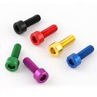 Eye Catching Water Bottle Cage Screw Set M5 x 15mm 7 Color Options 2PC