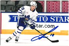 Brendan Leipsic Autographed 4x6 Color Photo Toronto Marlies #19 White A