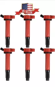 6PCS Ignition Coil Packs Toyota, Lexus & Lotus Vehicles - V6 2.5L 3.5L 4.0L - Ca - Picture 1 of 5