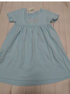 Lolly Wolly Doodle Light Blue Monogram “Emily” Dress, Size 6/7
