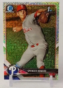⚾️2018 bowman mega SPENCER HOWARD (rookie/mojo refractor) #BCP91⚾️ *Phillies* - Picture 1 of 2
