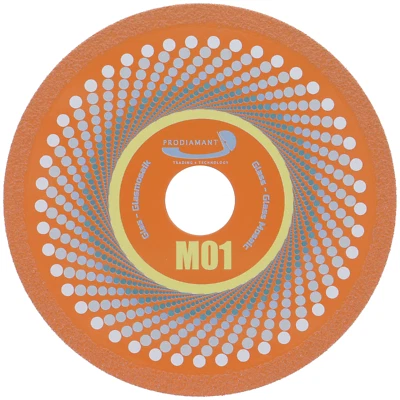 PRODIAMANT Diamant-Trennscheibe 125mm x 22,23mm M01 Glas Glasfliesen Glasmosaik