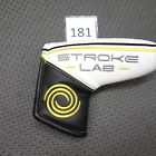 Odyssey Stroke Lab Blade Putter Head Cover White Magnetic Close Mens 230515 V3