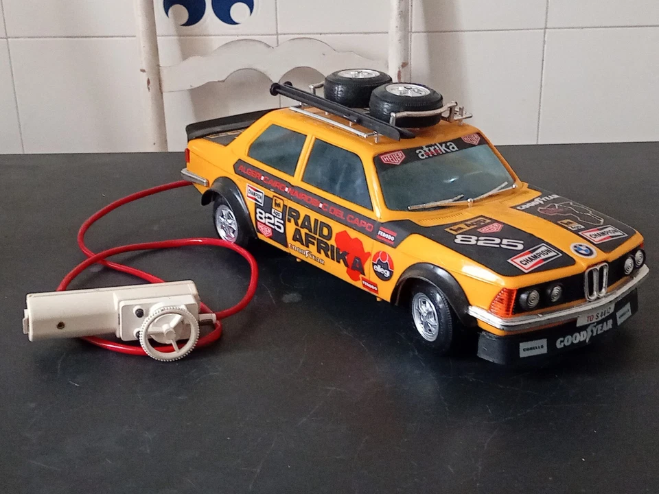 Ellegi 1:10,BMW 323 Afrika Raid #825. Anno 1978.Modello Filoguidato Funzionante! - Immagine 1 di 4