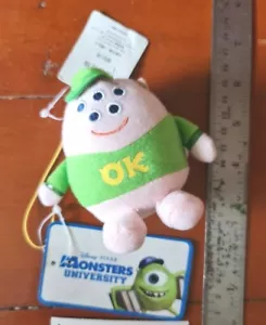 Monsters University scott squishy squibbles peluche bambola Disney portachiavi 3 pollici - Foto 1 di 1