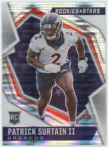 Tarjeta RC PATRICK SURTAIN II 2021 Panini Rookies & Stars Pulsar Prizm #144 - Imagen 1 de 2