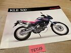 Kawasaki KLE500 500 Kle Prospekt Sales Katalog Prospekt Moto 500KLE