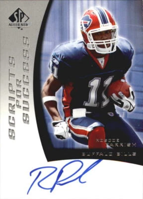 A2829- 2005 SP Authentic Scripts for Success Autographs #SSRP Roscoe Parrish - Image 1 of 2