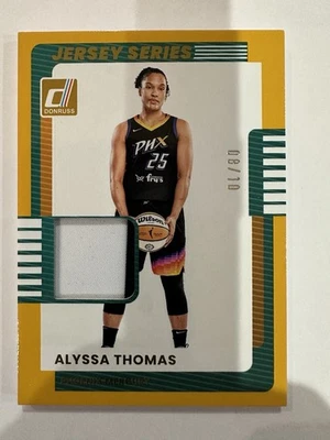 2025 Panini Donruss WNBA Alyssa Thomas GOLD JERSEY PATCH /10 Phoenix Mercury 🔥 - Image 1 of 2