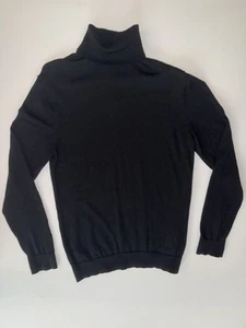 Reiss Merino Wool Mock Neck Long Sleeve Shirt Medium - Picture 1 of 4