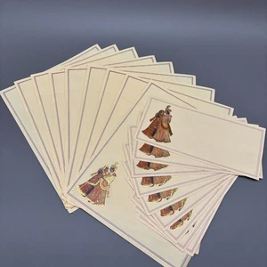 Juego de Papelería India Vintage Papel Mundo Krishna Radha Diseño Dorado 18 piezas - Imagen 1 de 10