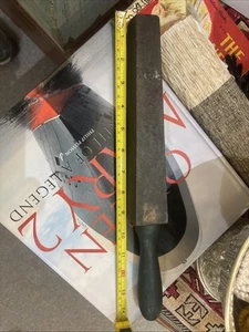 vintage Sharpening Stone In VGC With Wood Handle Ca 1950s - Picture 1 of 7