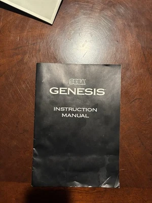 SEGA GENESIS 1993 INSTRUCTION MANUAL - Image 1 of 3