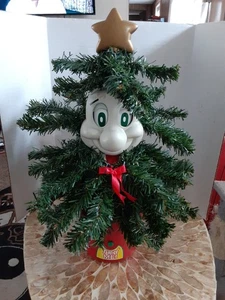 Telco Creations The Pine Cone Kid Talking Sing Christmas Tree '97 Ships From USA - Picture 1 of 5