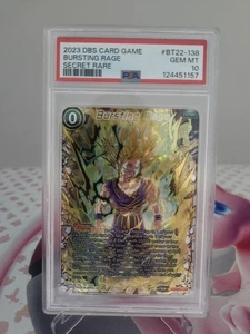 DBS - PSA 10 - Bursting Rage - BT22-138 - SCR - Critical Blow - GEM MINT - Bild 1 von 2
