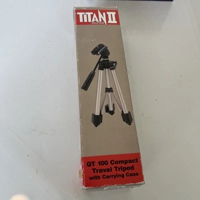 Trípode de viaje compacto Titan QT 100 29-166-0520 máximo de 53"- nuevo caja abierta Foto 1 de 4