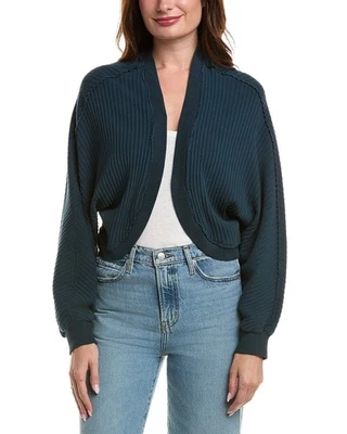 Project Social T Davina Sweater Rib Cardigan Women's Blue S - Image 1 of 3