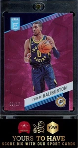 2022-23 Panini Donruss Elite Tyrese Haliburton FOTL Rosa #/17 Indiana Pacers - Imagen 1 de 2