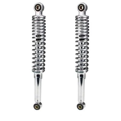 Stoßdämpfer Federbeine Set 360mm Chrom universal Mofa Moped Mokick  - Bild 1 von 4