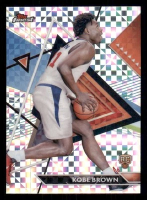 2023-24 Finest Checkerboard Refractors #194 Kobe Brown UC - Image 1 of 2