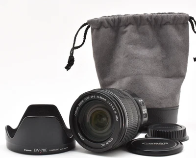 Canon EF-S 15-85mm F/3.5-5.6 IS USM AF Lens w/hood case [READ] from Japan 9244 - Image 1 of 4