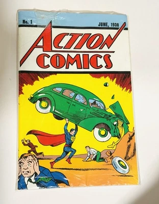 1938 SUPERMAN #1 Comic Reprint Open But Not Removed Certificate Of Authenticity - Image 1 of 3