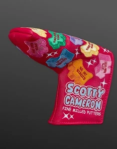 Scotty Cameron Valentine Candy Dog Headcover Magenta - Picture 1 of 3