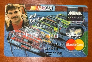 NASCAR Logo Jeff Gordon Master Card Style EXPIRED VOID Unused - Picture 1 of 4