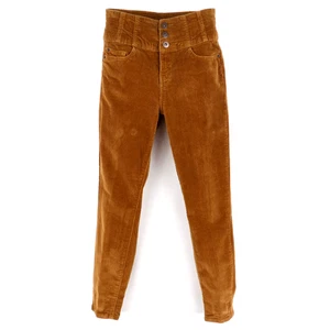 NOBO No Boundaries Corduroy Pants Juniors 7 Brown High Rise Sculpting Skinny Leg - Picture 1 of 8
