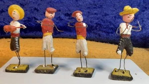 Vint. mini figurines; Mexico; 1950's/60's; Good - Picture 1 of 4