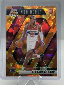 2024-25 Mosaic Alexandre Sarr NBA Debut RC #254 Orange Ice SSP Exclusive /49 - Picture 1 of 10