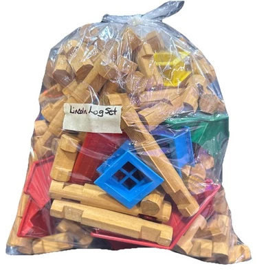 Juego de troncos Playskool Lincoln 2 lb BUEN ESTADO 🎁 juguete idea regalo Foto 1 de 4