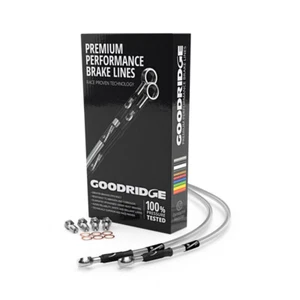 Goodridge Stainless Steel Motorcycle Clutch Line Hose Kit Ducati 748R 1999-02 - Picture 1 of 13