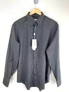 New Men's Armani Collezioni Striped Shirt Size 41/16 - Picture 1 of 6