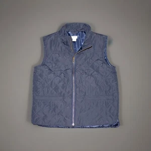 Boys Vest -- Navy Blue Quilted, J.CREW Crew Cuts, Size 8 (#92209) - Picture 1 of 4
