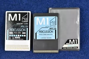 Korg M1 Percussion MPC-08 & MSC-08 PCM Memory Card For M1, M1R - Picture 1 of 3