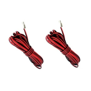 2X Głośnik Sound Białe Przewody złącza Przewody Kable do systemu Hi-Fi JVC - Zdjęcie 1 z 2