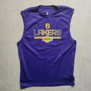 ๐ Los Angeles Lakers #6 LeBron James NBA Jersey Large ๐ - Picture 1 of 5