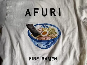 Uniqlo x Afuri Ramen Tee shirt MEDIUM (japanese sizing LARGE) - Picture 1 of 4