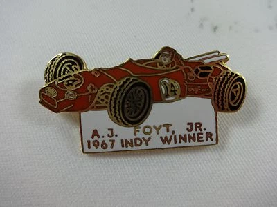 1967 A.J. Foyt Indianapolis 500 Winner Collector Lapel Pin Sheraton Thompson - Image 1 of 4