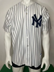 Vintage New York Yankees Derek Jeter Russell Athletic Authentic Jersey Sz 48 XL - Picture 1 of 10